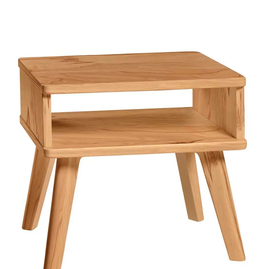 Wildbuche Nachtkonsole mit Vierfußgestell - Ciradello^Wohnen Clearance