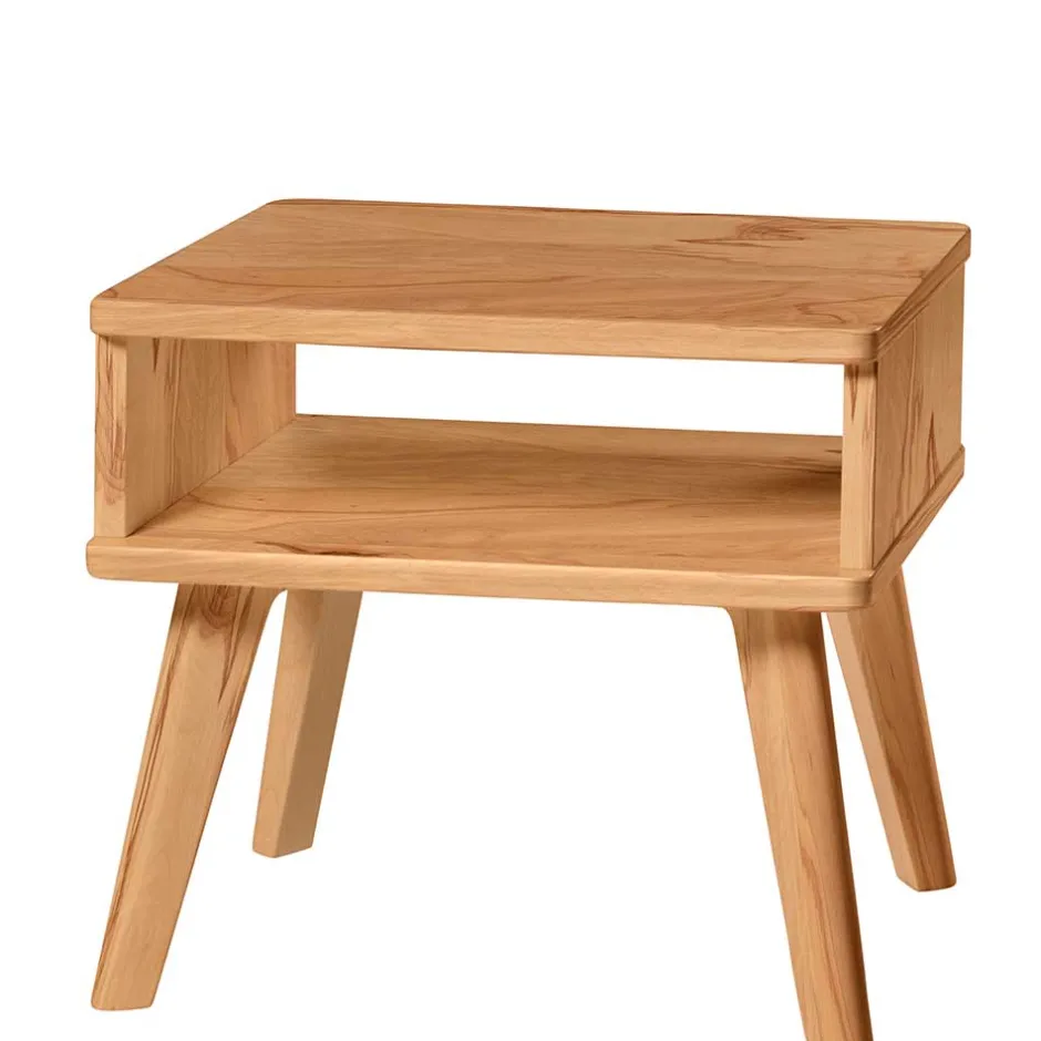 Wildbuche Nachtkonsole mit Vierfußgestell - Ciradello^Wohnen Clearance