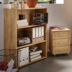 Wildeiche Aktenregal aus Massivholz - Rosenna^Wohnen Best