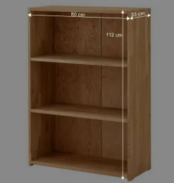 Wildeiche Aktenregal aus Massivholz - Rosenna^Wohnen Best