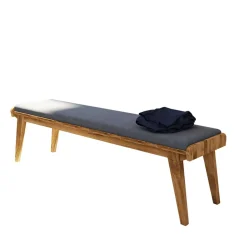 Wohnen Wildeiche Bank für die Wohnung mit Polster - Hardus