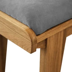 Wohnen Wildeiche Bank für die Wohnung mit Polster - Hardus