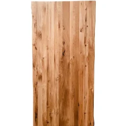 Wohnen Wildeiche Baumkantentisch mit X Füßen - Vlacondra