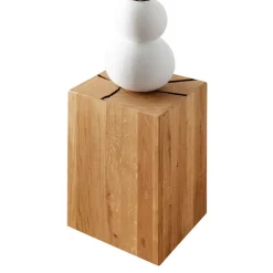 Wohnen Wildeiche Beistelltisch in Blockform - Acapella