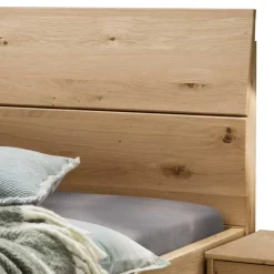 Wildeiche Bett mit Metallkufen - Siestago^Wohnen Hot