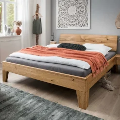 Wildeiche Bettgestell geölt - Yunves^Wohnen Sale