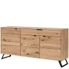 Wohnen Wildeiche Design Sideboard in Bianco - Vardriva
