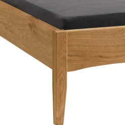 Wildeiche Doppelbett mit Holzkopfteil - Adeira^Wohnen Best
