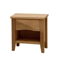 Wildeiche Doppelbett mit Holzkopfteil - Adeira^Wohnen Best