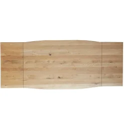 Wohnen Wildeiche Esstisch in Bootsform - Baly