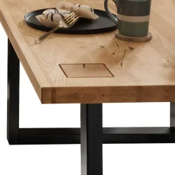 Wildeiche Esstisch mit U Bügelbeinen - Millena^Wohnen Sale