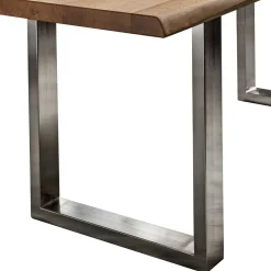 Wohnen Wildeiche Esstisch mit U-Beinen - Tanina