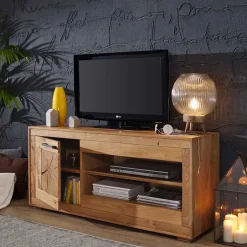Wildeiche Fernsehtisch Troncon mit 130 cm Breite^Wohnen Outlet
