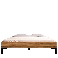 Wohnen Wildeiche Holzbett für Dachzimmer - Kerfa