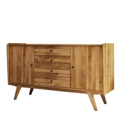 Wildeiche Holz-Sideboard 160 cm breit - Hardus^Wohnen Discount
