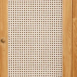 Wildeiche Kleiderschrank mit Wiener Geflecht - Ambrosso^Wohnen Discount