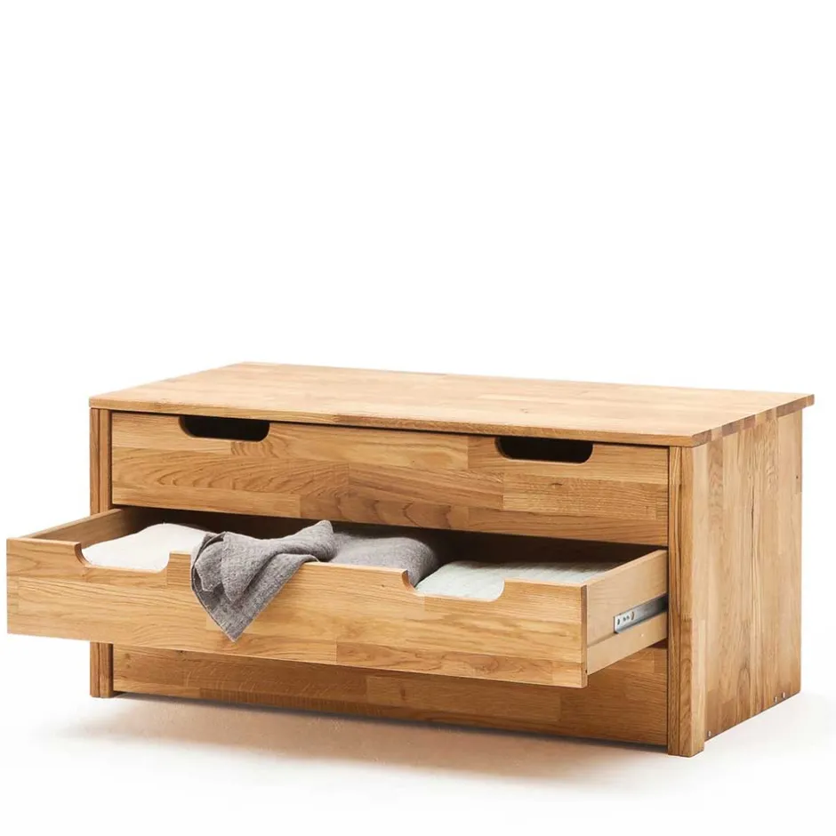 Wildeiche Kleiderschrank mit Ausstattung - Memba I^Wohnen Discount