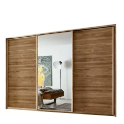 Wildeiche Kleiderschrank mit 3 Schwebetüren - Divnoi^Wohnen New