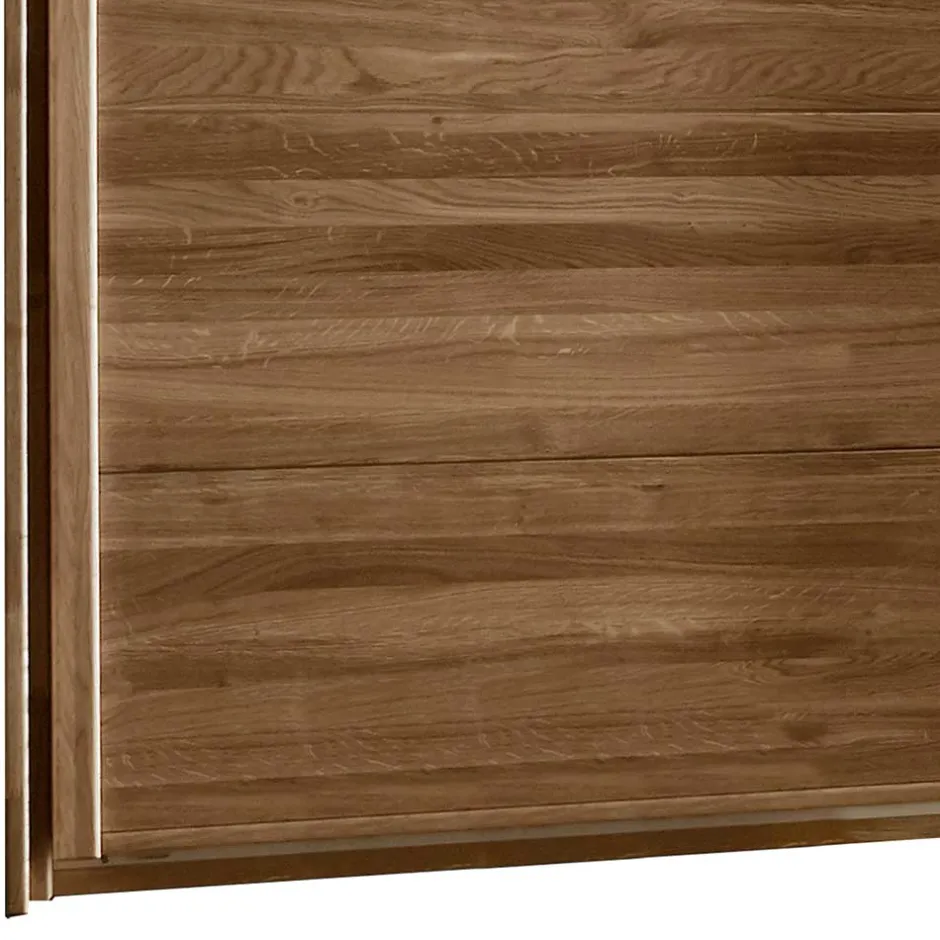 Wildeiche Kleiderschrank mit 3 Schwebetüren - Divnoi^Wohnen New