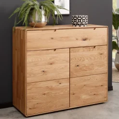 Wildeiche Kommode mit einer Schublade - Darcona^Wohnen Discount