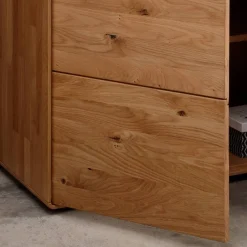 Wildeiche Kommode mit einer Schublade - Darcona^Wohnen Discount