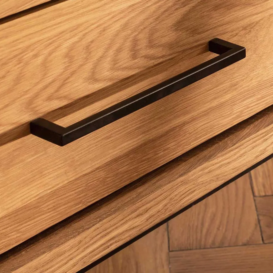 Wildeiche Lowboard modern-elegant - Kerfa^Wohnen