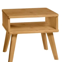 Wildeiche Nachtkonsole in Natur geölt - Fortava^Wohnen Clearance