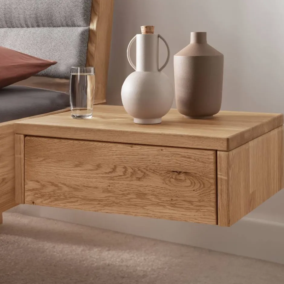 Wohnen Wildeiche Nachtkonsole mit einer Schublade - Sangre