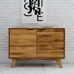 Wohnen Wildeiche Naturholz Kommode geölt - Eavy