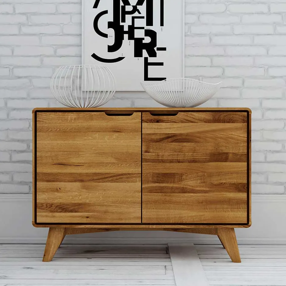 Wohnen Wildeiche Naturholz Kommode geölt - Eavy