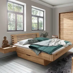 Wildeiche Schlafzimmereinrichtung Set - Zennian (vierteilig)^Wohnen Clearance