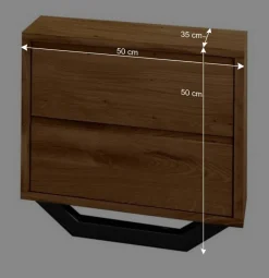 Wohnen Wildeiche Schlafzimmermöbel Set - Cancun (dreiteilig)