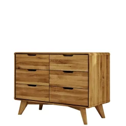 Wohnen Wildeiche Schubladenkommode geölt - Eavy