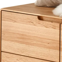 Wildeiche Schuhbank mit Doppeltür - Darcona^Wohnen Online