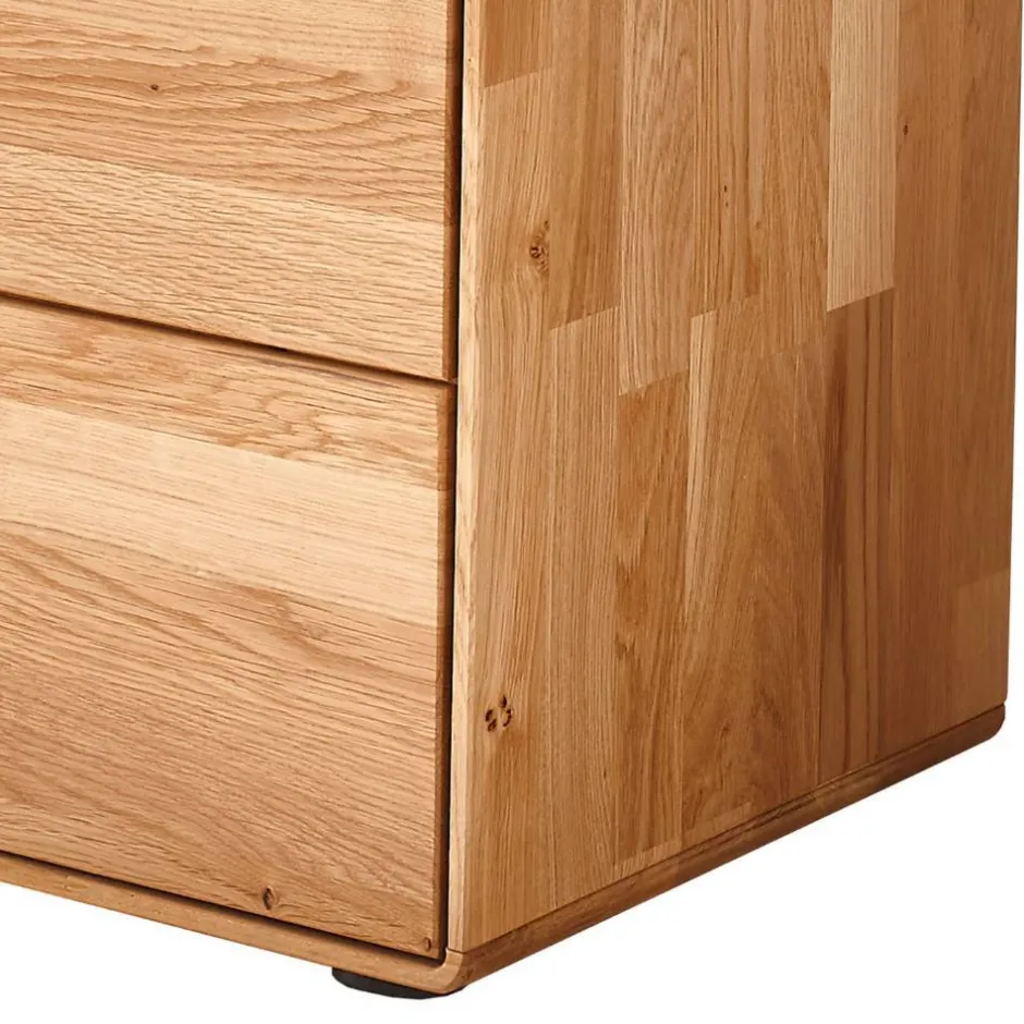 Wildeiche Schuhbank mit Doppeltür - Darcona^Wohnen Online