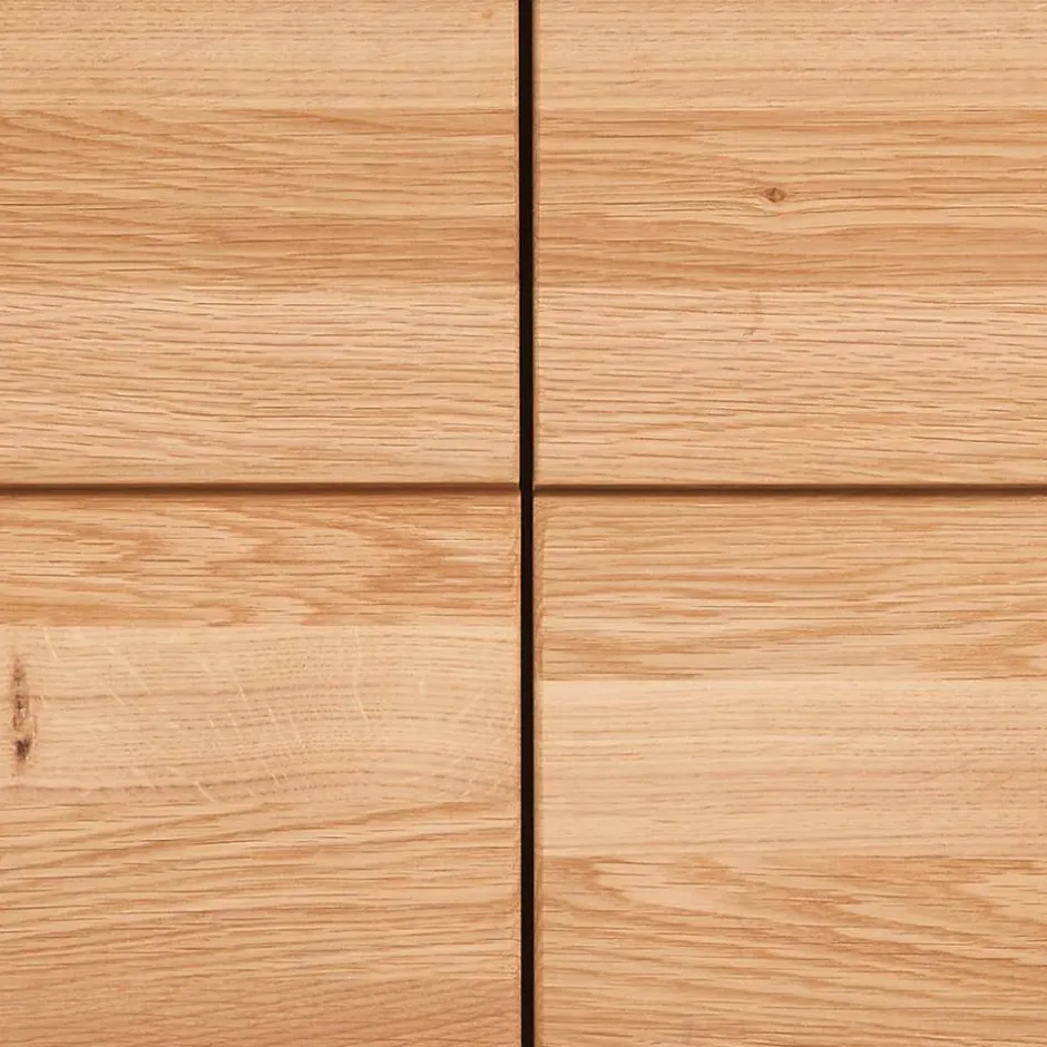 Wildeiche Schuhbank mit Doppeltür - Darcona^Wohnen Online