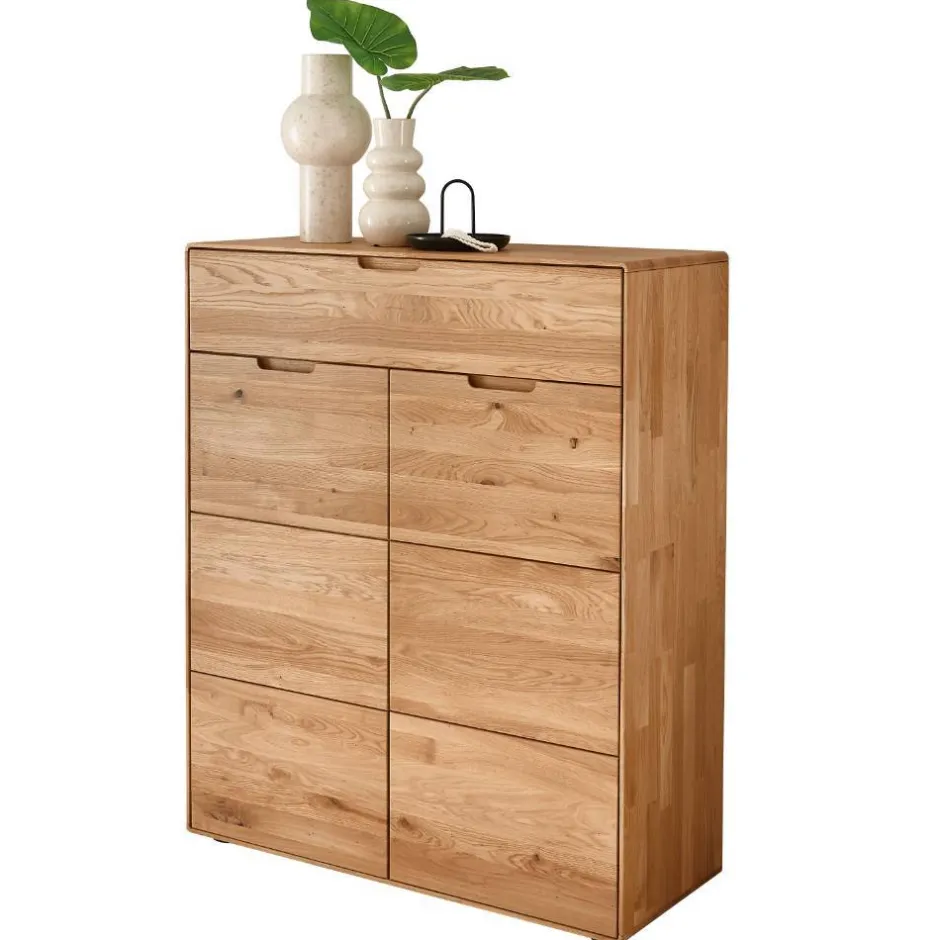 Wildeiche Schuhschrank mit einer Schublade - Darcona^Wohnen