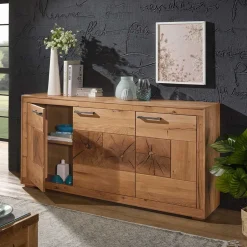 Wohnen Wildeiche Sideboard Troncon in 171 cm Breite