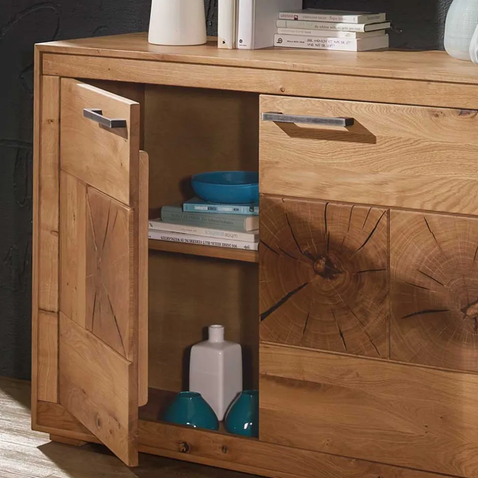 Wohnen Wildeiche Sideboard Troncon in 171 cm Breite