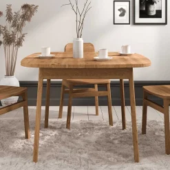 Wildeiche Tisch - 90 cm tief - Laida^Wohnen Discount