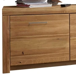 Wohnen Wildeiche TV Lowboard aus geöltem Massivholz - Loitons