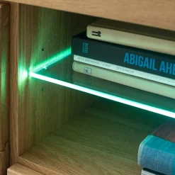 Wohnen Wildeiche TV Lowboard teilmassiv - Sophia