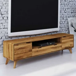 Wohnen Wildeiche TV Unterschrank mit Schublade - Eavy II