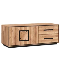 Wohnen Wildeiche TV-Kommode in modernem Design - Shipper