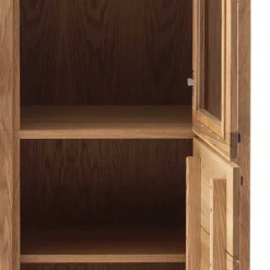 Wildeiche Vitrine teilmassiv - Sophia^Wohnen Online