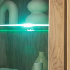 Wildeiche Vitrine teilmassiv - Sophia^Wohnen Online