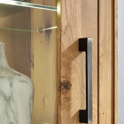 Wildeiche Vitrine Troncon mit 201 cm Höhe^Wohnen Online