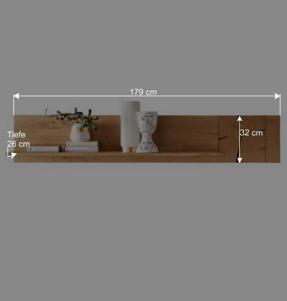 Wohnen Wildeiche Wandboard mit dekorativem Hirnholz - Mantua