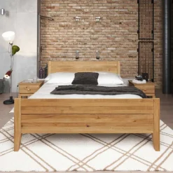 Wildeichebett Masdamos massiv geölt^Wohnen New