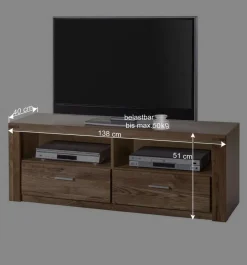 Willdeiche Fernseher Lowboard mit 2 Fächern - Maila^Wohnen Hot